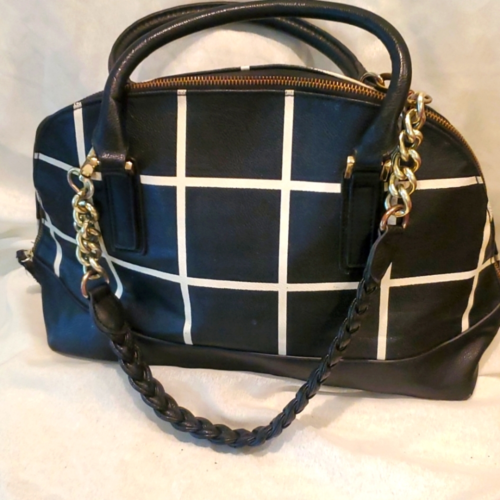 Black & White Print Handbag